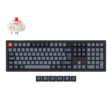 Colección de diseño ISO de teclado mecánico personalizado inalámbrico Keychron V6 Max QMK