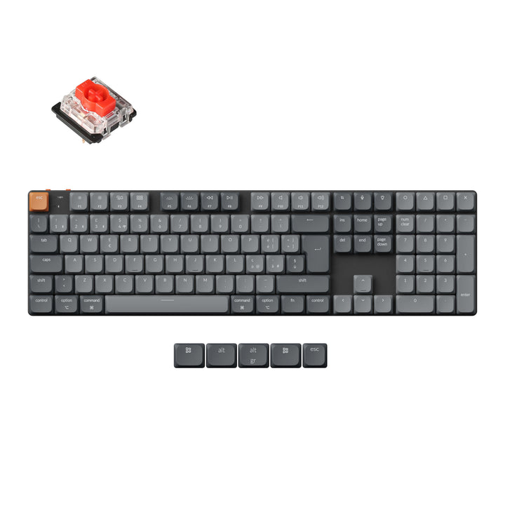 Teclado Mecánico Personalizado Inalámbrico Keychron K5 Max QMK Colección de Distribución ISO