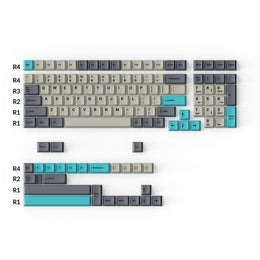 Juego completo de teclas PBT de doble disparo - Dolch Blue