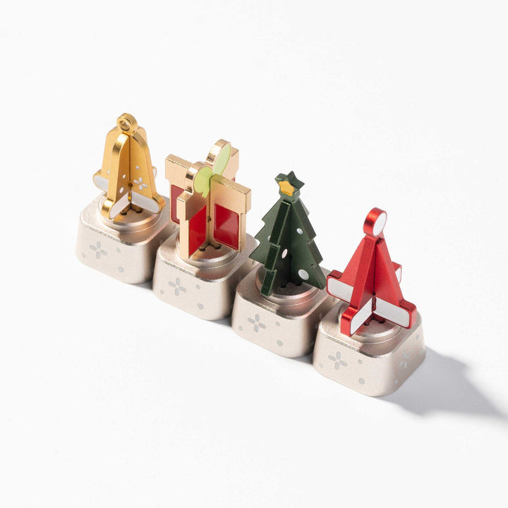 Christmas artesanal de aleación de aluminio keycap