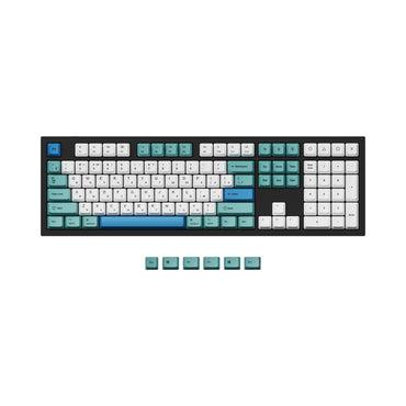 ISO y ANSI Q3 y Q4 y Q4 Pro y Q6 y Q6 Pro y V3 y V4 y V6 y K8 y K8 Pro OEM Dye-Sub PBT Juego de teclas - Iceberg