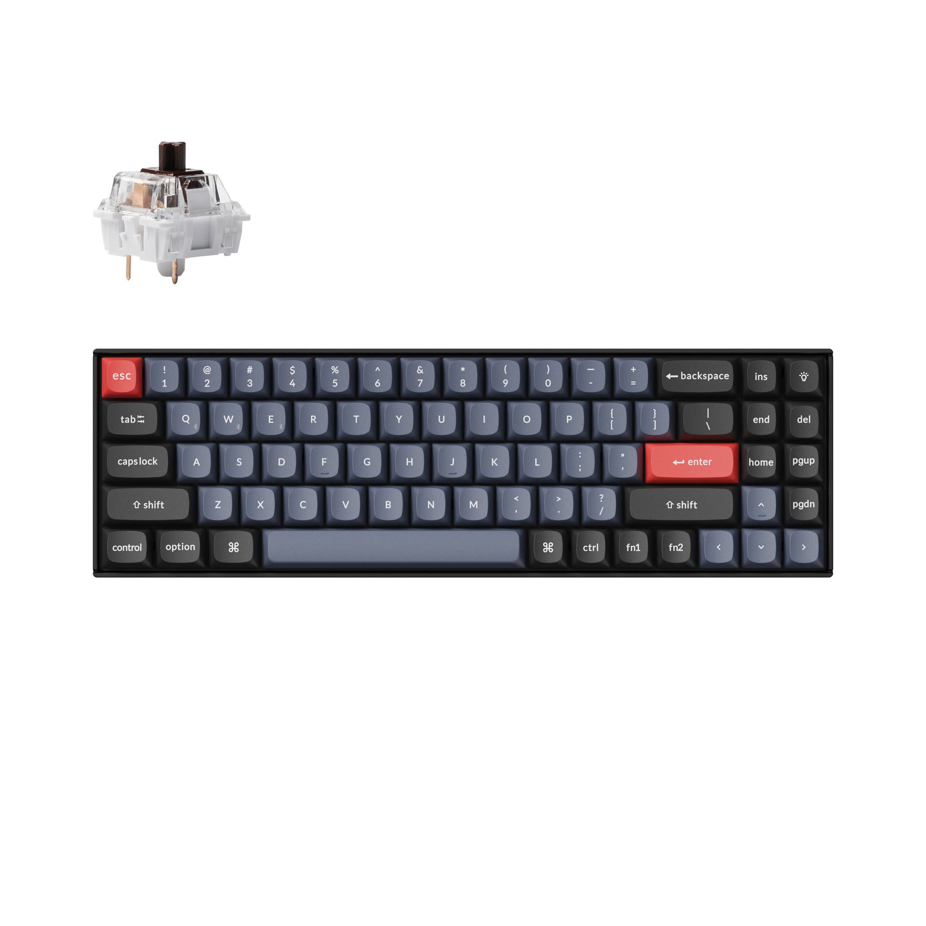 Keychron K14 Pro QMK/VIA Wireless Mechanical Keyboard (US ANSI Keyboard)