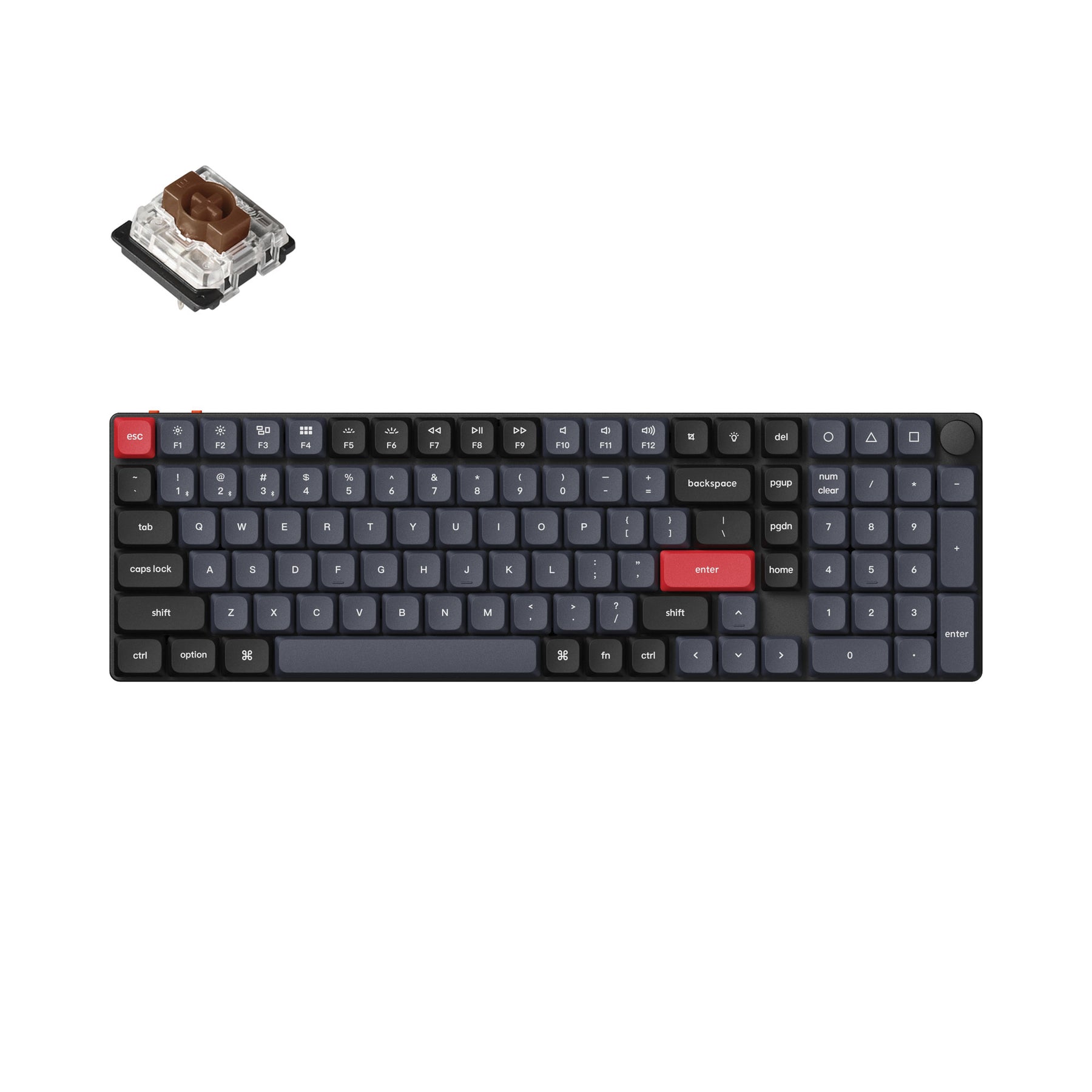 Teclado mecánico personalizado inalámbrico Keychron K17 Pro QMK/VIA (teclado ANSI de EE. UU.)