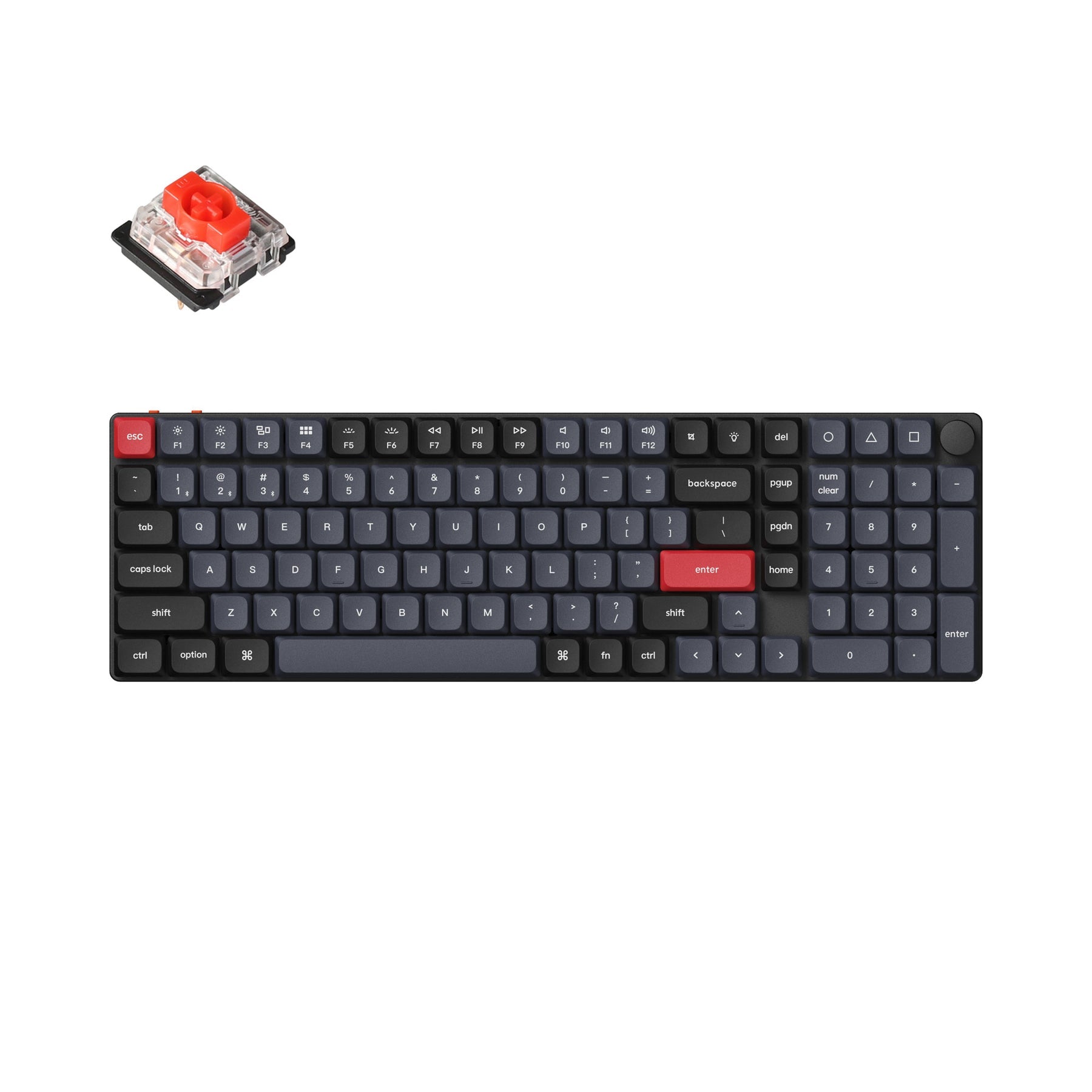 Teclado mecánico personalizado inalámbrico Keychron K17 Pro QMK/VIA (teclado ANSI de EE. UU.)