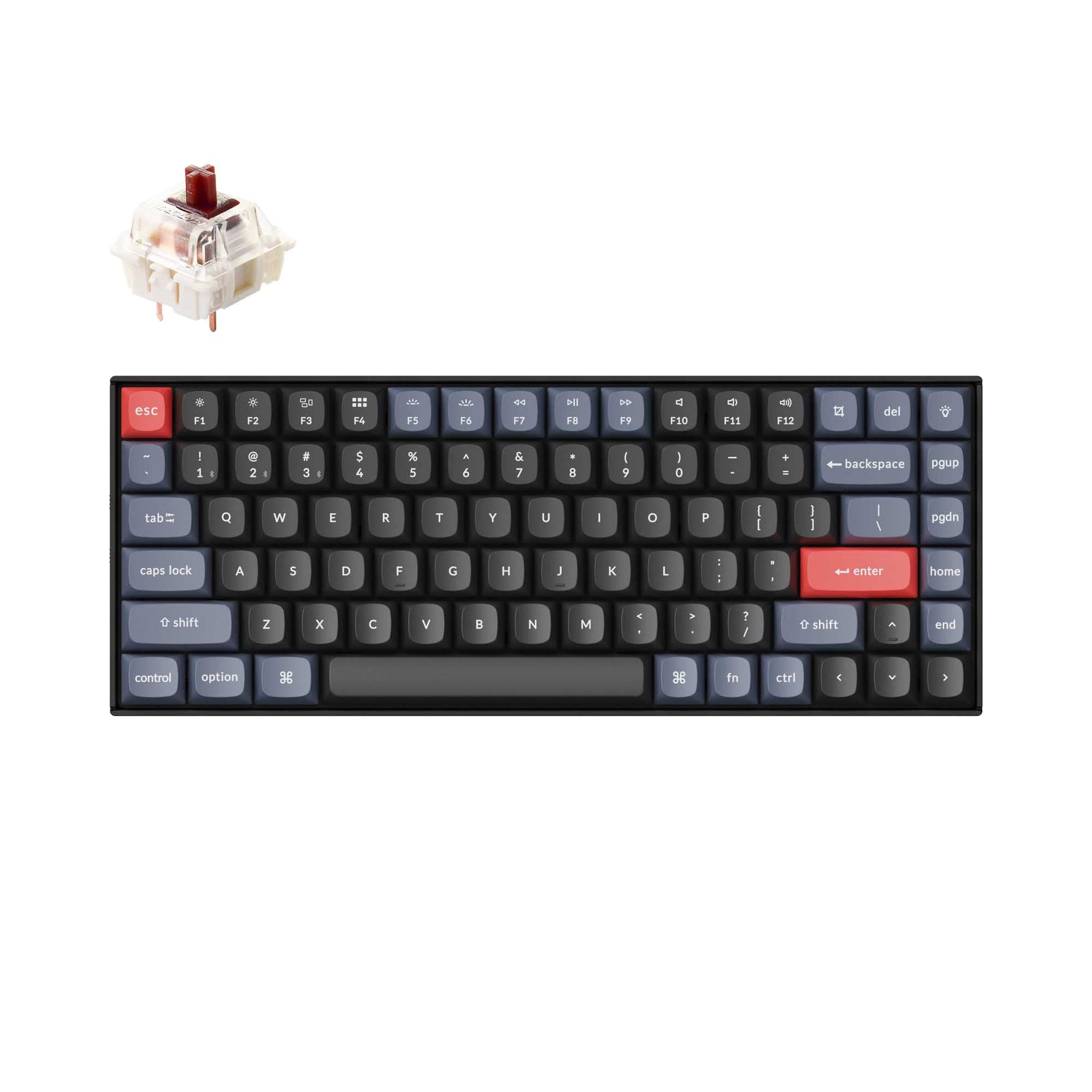 Keychron K2 Pro QMK/VIA Wireless Mechanical Keyboard (US ANSI Keyboard)