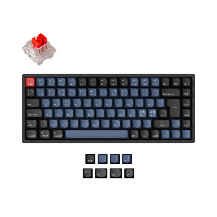 Teclado Mecánico Inalámbrico Keychron K2 Pro QMK/VIA Colección de Distribución ISO