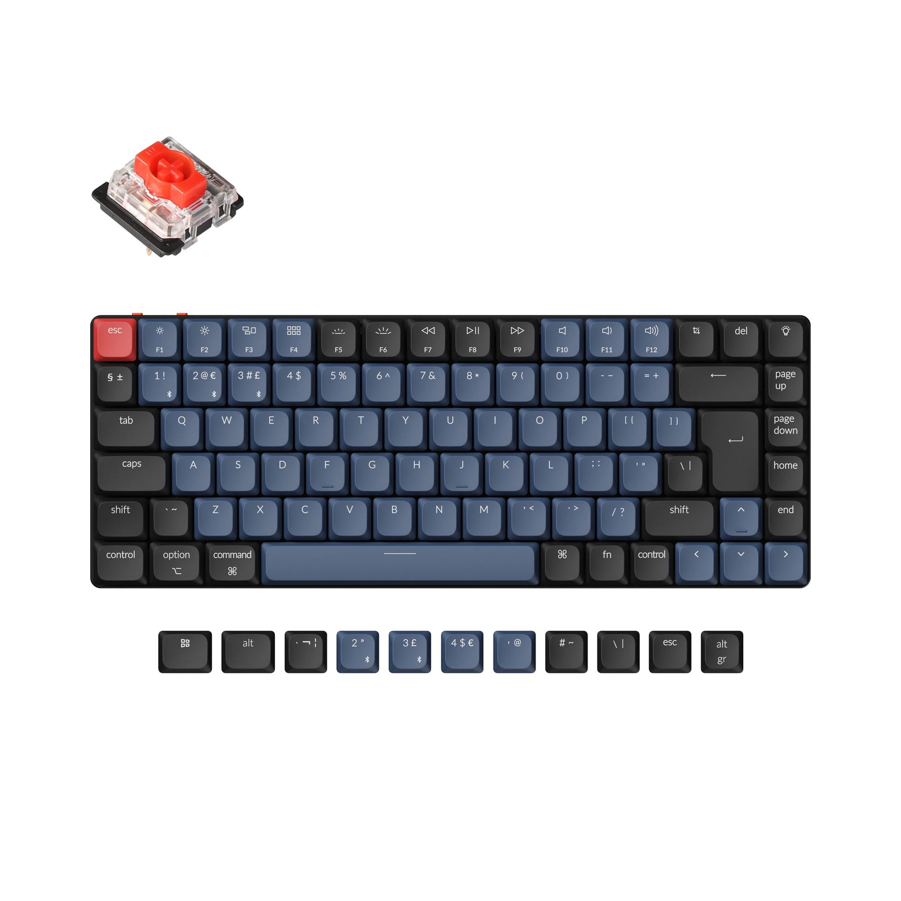 Keychron K3 Pro QMK/VIA Wireless Mechanical Keyboard ISO Layout Collection