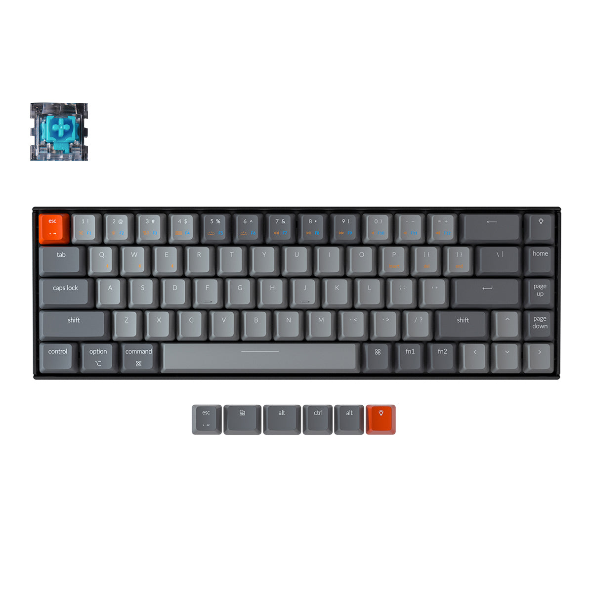 Keychron K6 Wireless Mechanical Keyboard (US ANSI Keyboard)