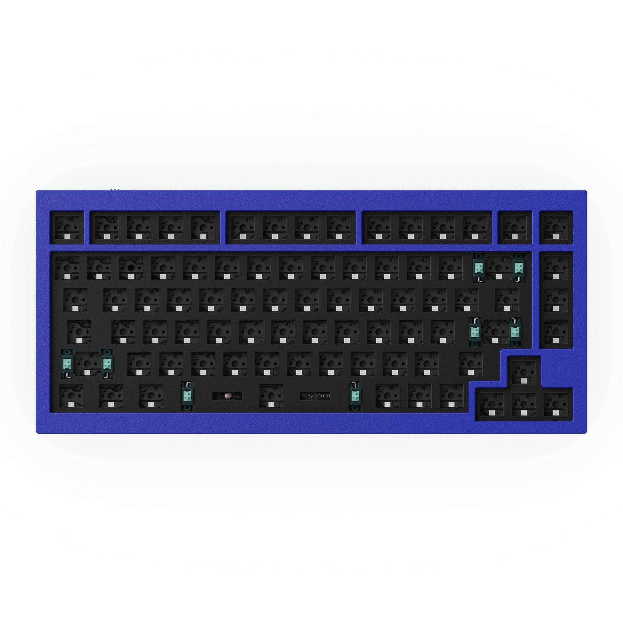 Keychron-Q1-75-percent-QMK-Custom-Mechanical-Keyboard-version-2-barebone-blue