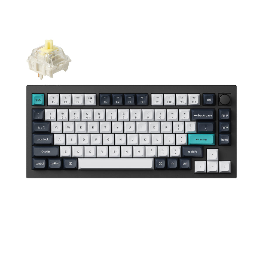 Teclado mecánico personalizado inalámbrico Keychron Q1 Max QMK/VIA (diseño de EE. UU.)