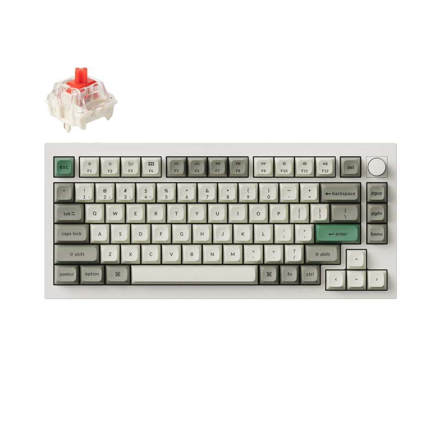 Teclado mecánico personalizado inalámbrico Keychron Q1 Max QMK/VIA (diseño de EE. UU.)