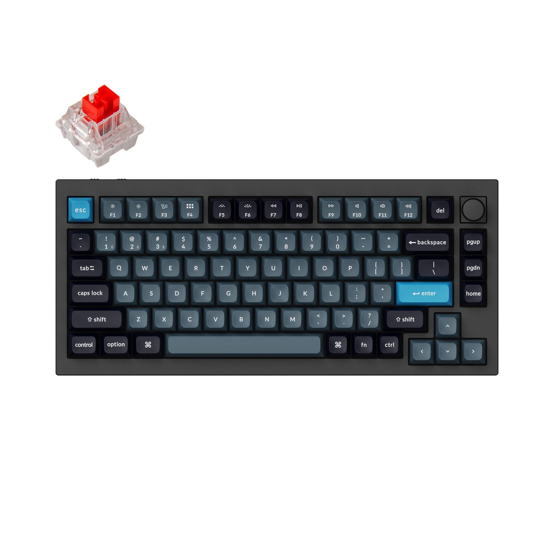 Teclado mecánico personalizado inalámbrico Keychron Q1 Pro QMK/VIA (teclado ANSI de EE. UU.)