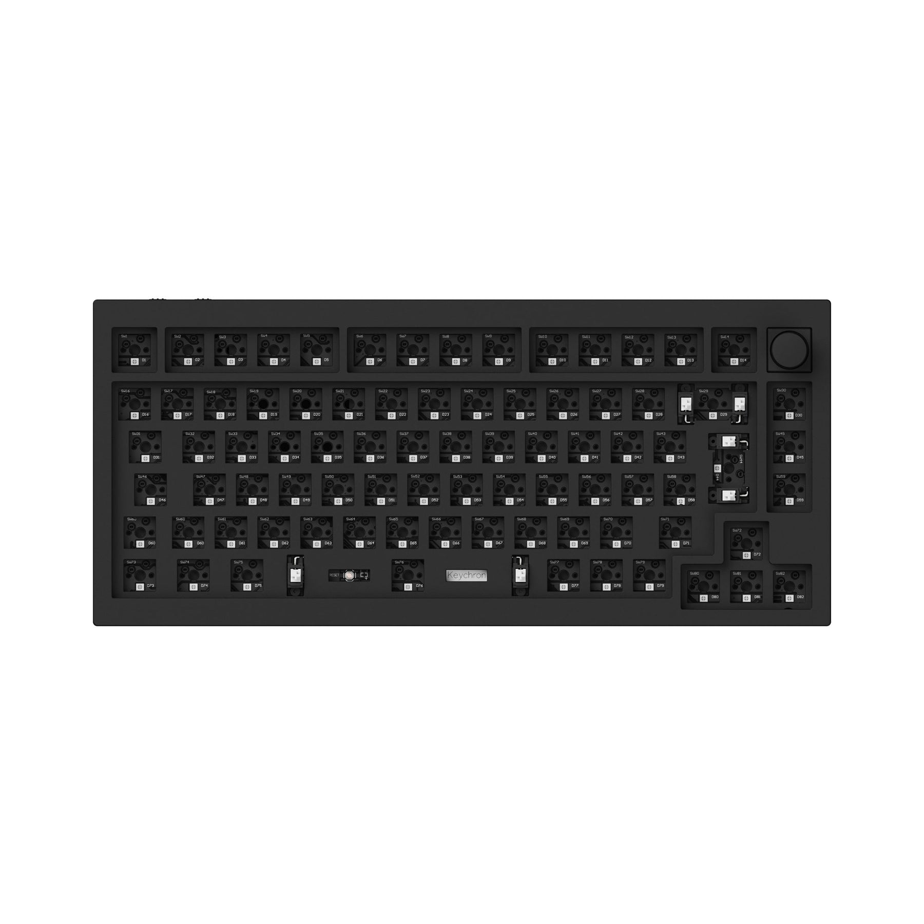 Teclado mecánico personalizado inalámbrico Keychron Q1 Pro QMK/VIA (teclado ANSI de EE. UU.)