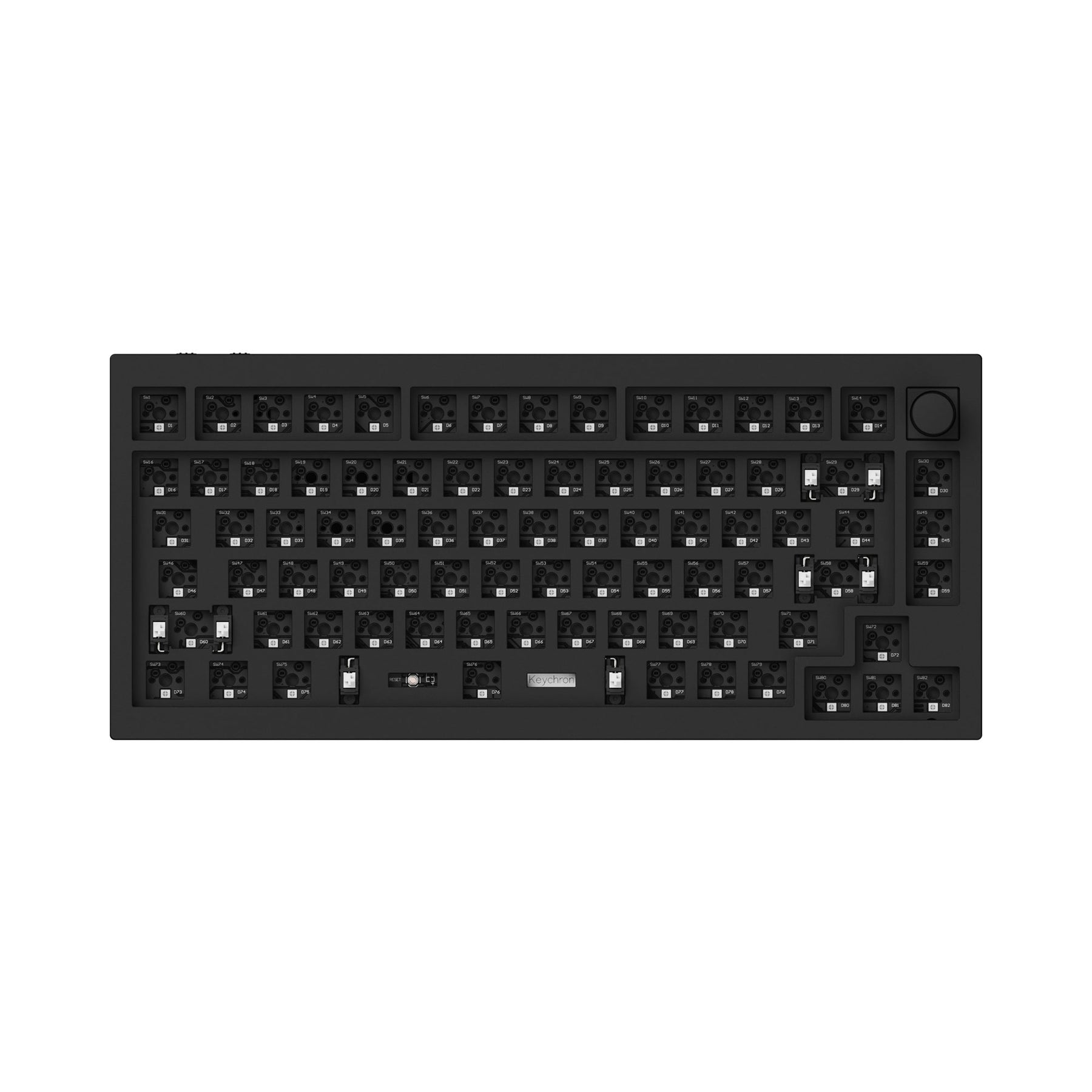 Teclado mecánico personalizado inalámbrico Keychron Q1 Pro QMK/VIA (teclado ANSI de EE. UU.)