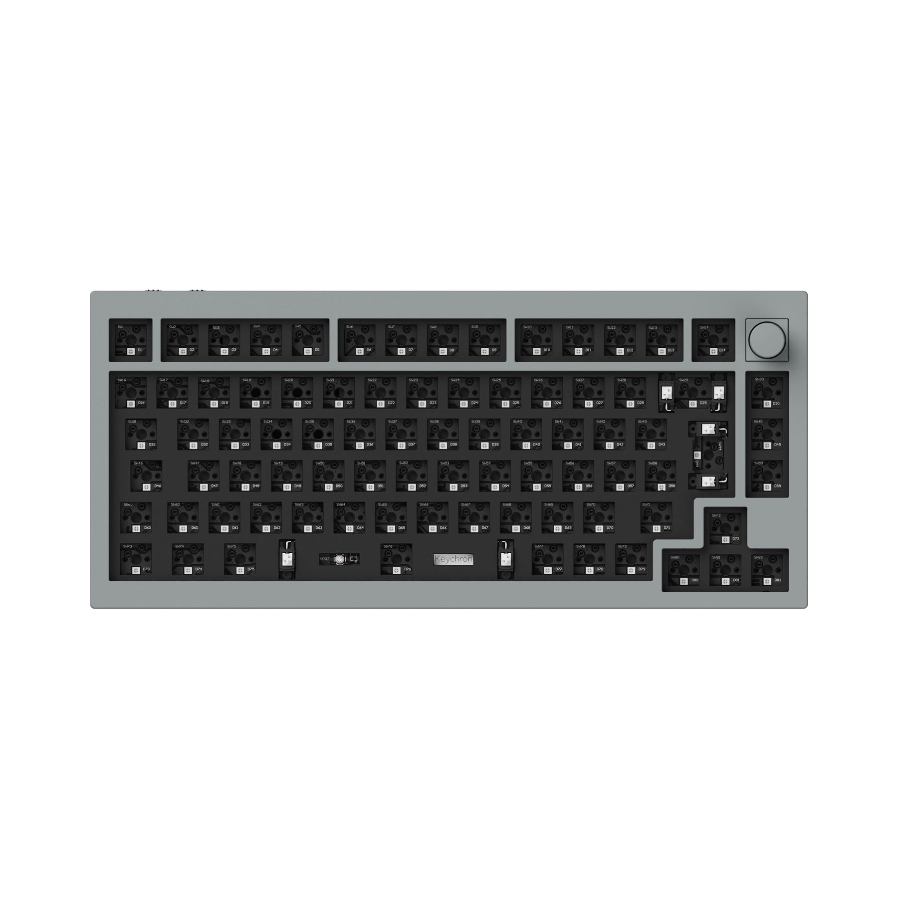 Teclado mecánico personalizado inalámbrico Keychron Q1 Pro QMK/VIA (teclado ANSI de EE. UU.)