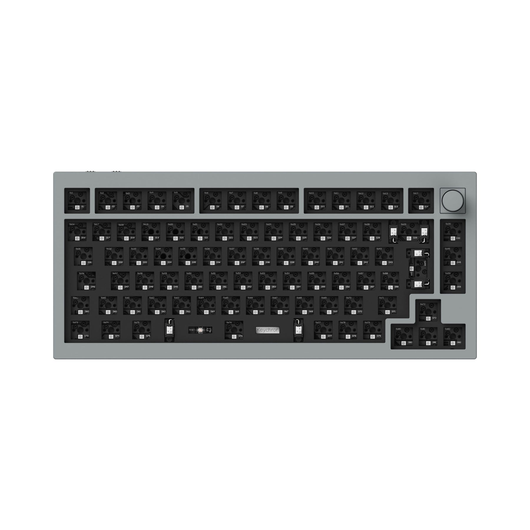 Keychron Q1 Pro QMK/VIA Wireless Custom Mechanical Keyboard ISO Layout