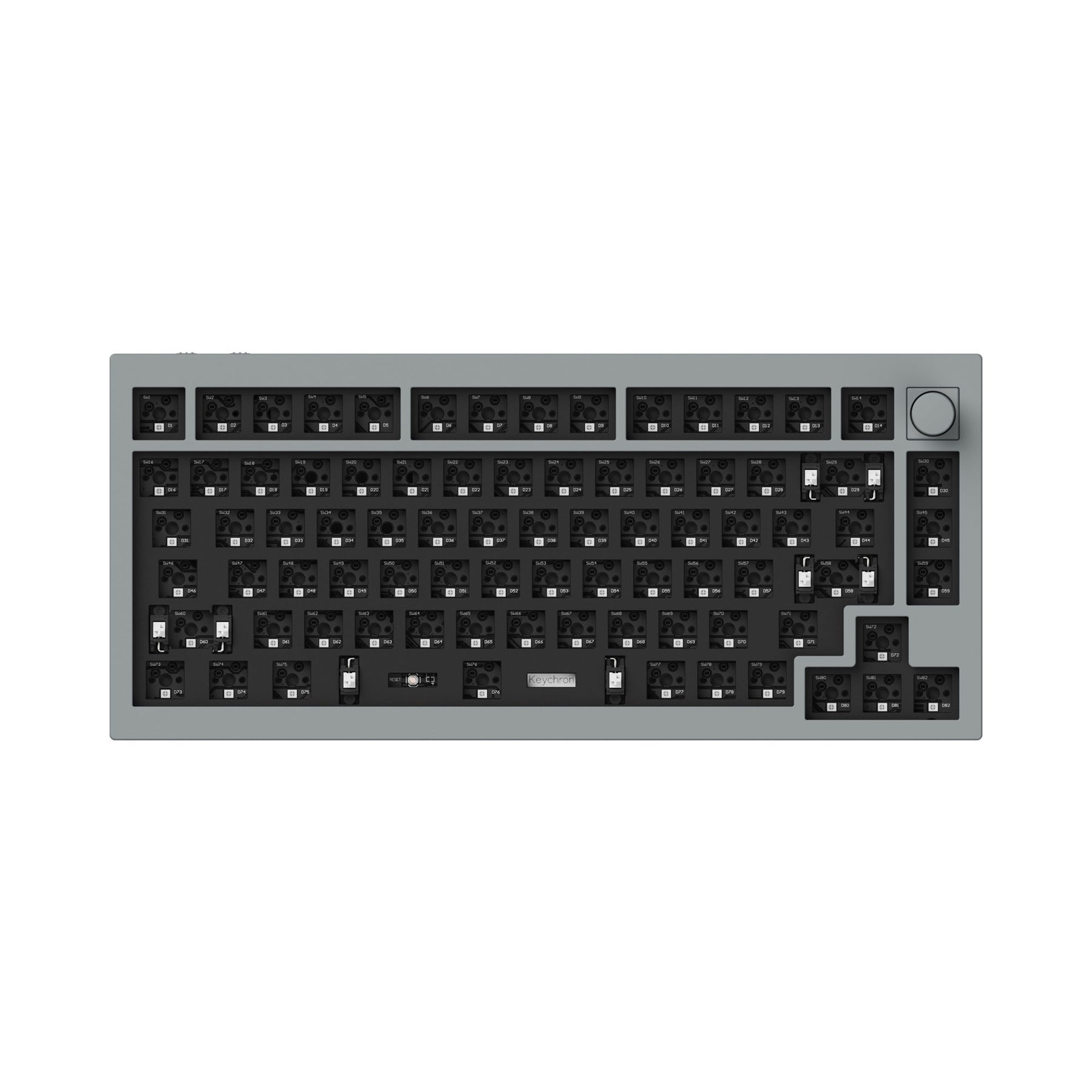 Teclado mecánico personalizado inalámbrico Keychron Q1 Pro QMK/VIA (teclado ANSI de EE. UU.)