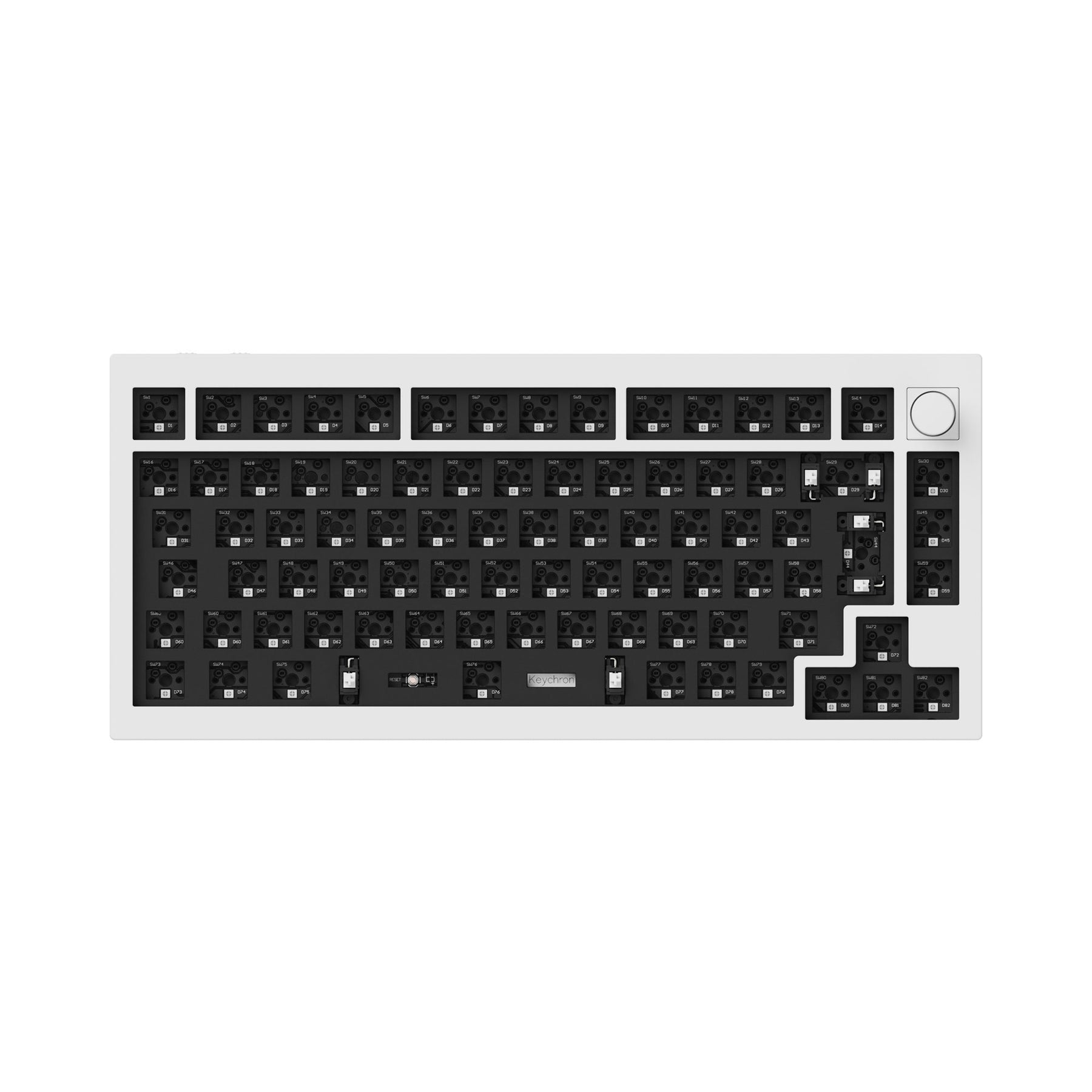 Colección de diseño ISO de teclado mecánico personalizado inalámbrico Keychron Q1 Pro QMK/VIA