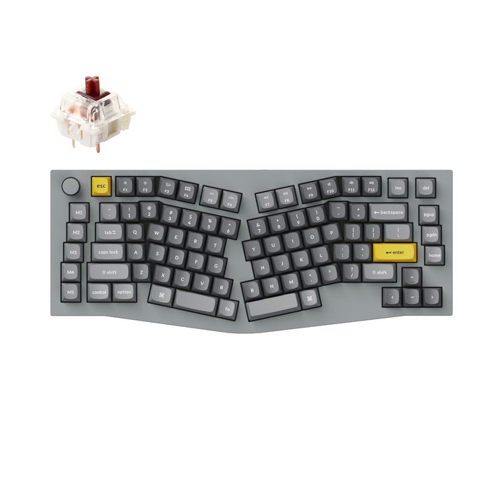 Keychron Q10 (Alice Layout) QMK Custom Mechanical Keyboard (US ANSI Keyboard)