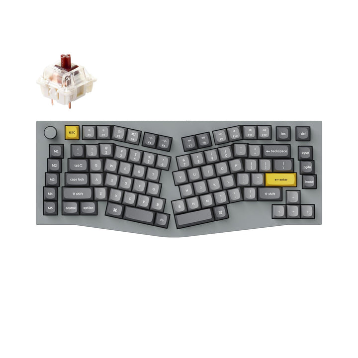 Keychron Q10 (Alice Layout) QMK Custom Mechanical Keyboard (US ANSI Keyboard)