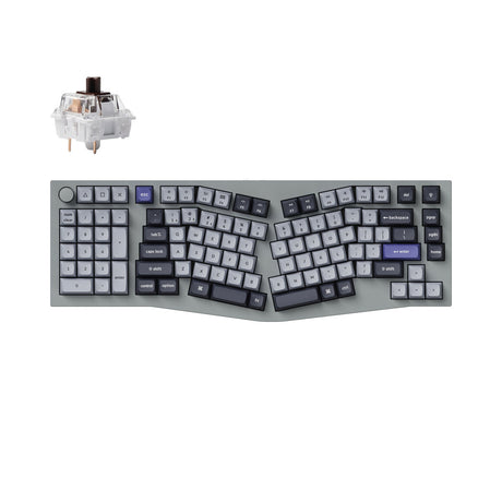 Keychron Q14 Pro (Alice Layout) Teclado mecánico personalizado inalámbrico QMK/VIA (teclado ANSI de EE. UU.)