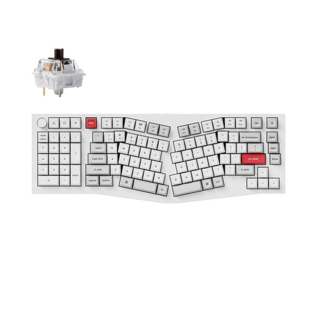 Keychron Q14 Pro (Alice Layout) Teclado mecánico personalizado inalámbrico QMK/VIA (teclado ANSI de EE. UU.)