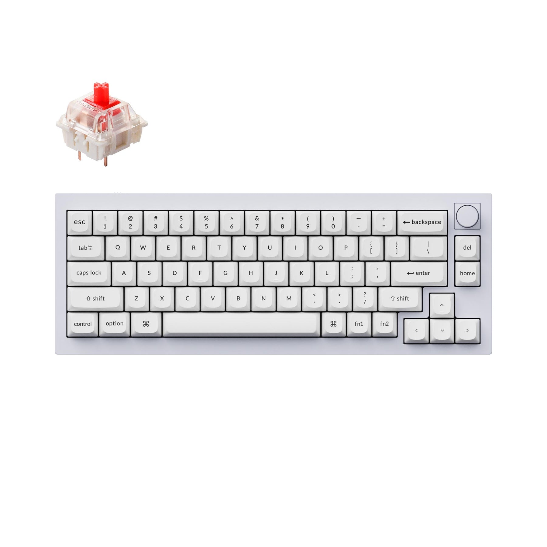 Keychron Q2 QMK Custom Mechanical Keyboard (US ASIN Keyboard)