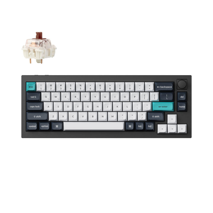 Teclado Mecánico Personalizado Inalámbrico Keychron Q2 Max QMK/VIA (Distribución ANSI EE. UU.)