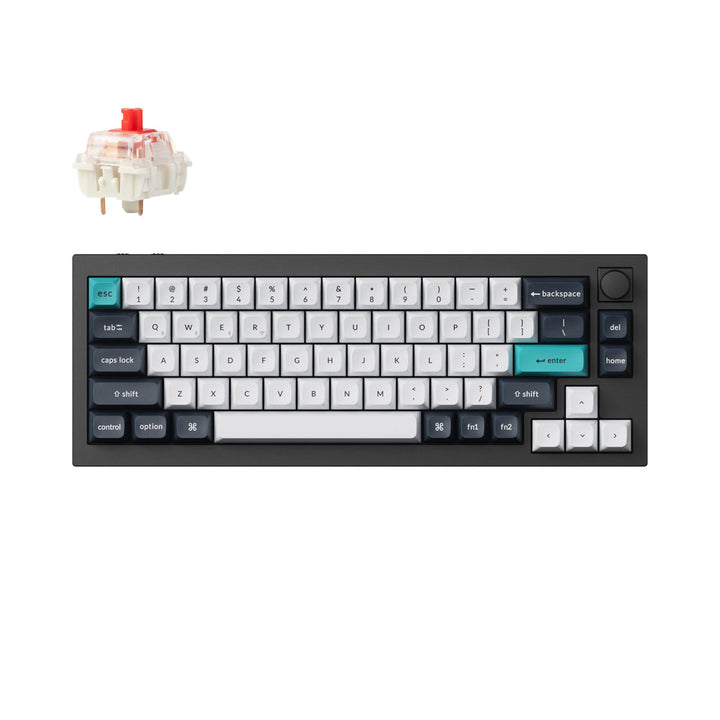Teclado Mecánico Personalizado Inalámbrico Keychron Q2 Max QMK/VIA (Distribución ANSI EE. UU.)