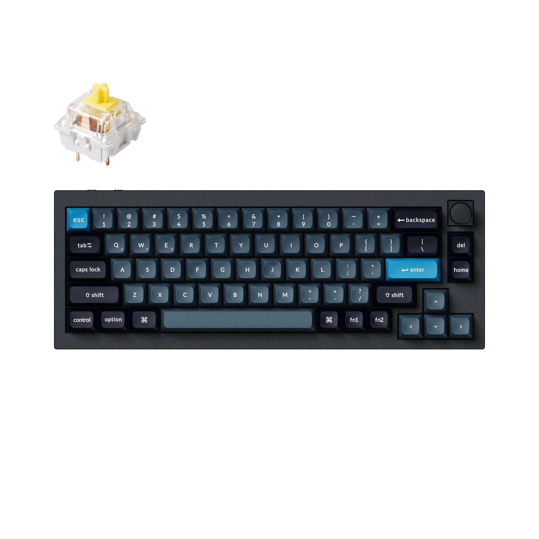 Teclado mecánico personalizado inalámbrico Keychron Q2 Pro QMK/VIA (teclado ANSI de EE. UU.)