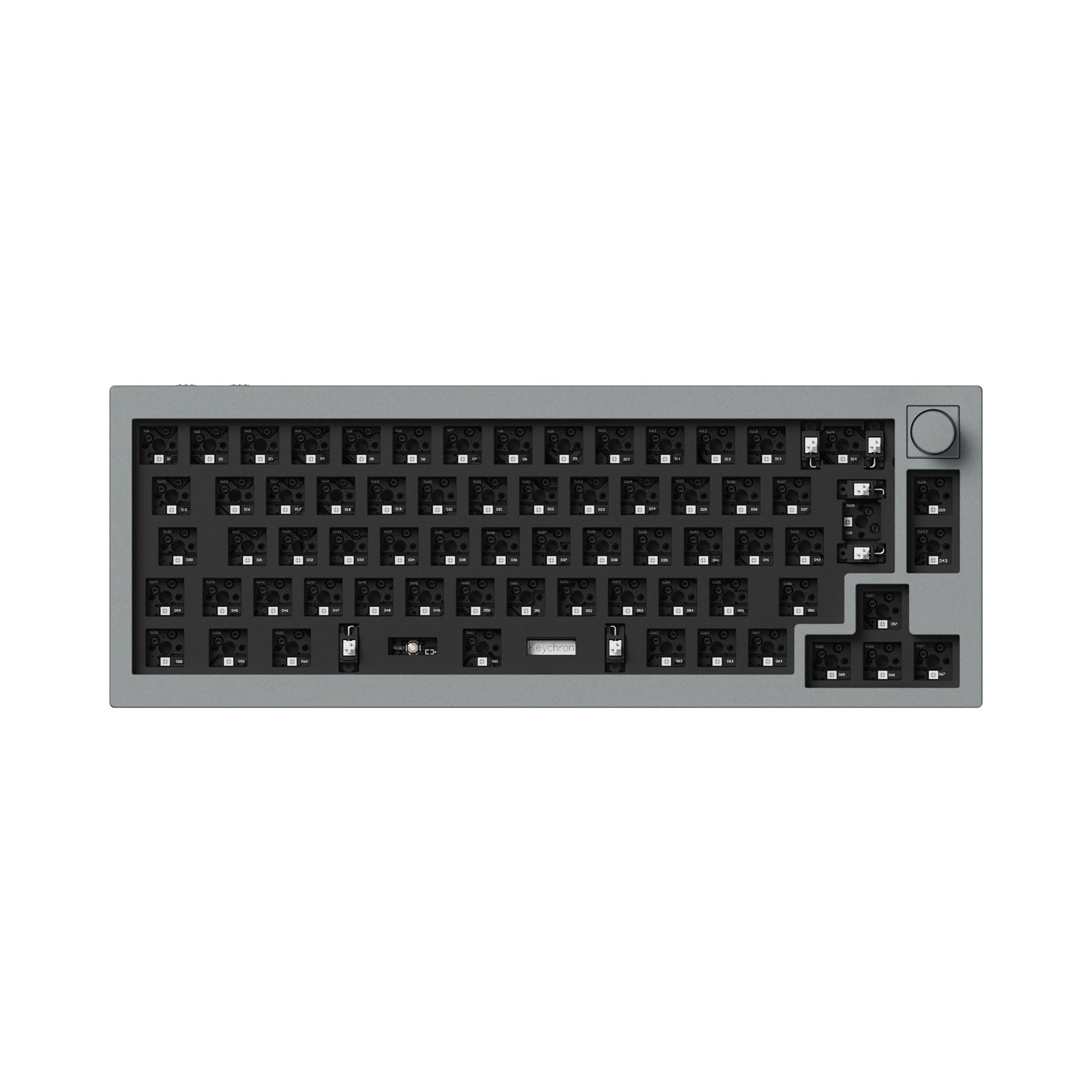 Teclado mecánico personalizado inalámbrico Keychron Q2 Pro QMK/VIA (teclado ANSI de EE. UU.)