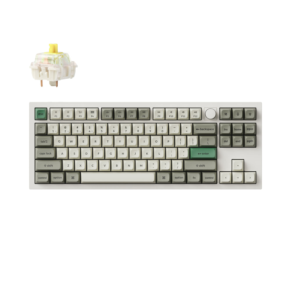 Teclado mecánico personalizado inalámbrico Keychron Q3 Max QMK/VIA (diseño ANSI de EE. UU.)