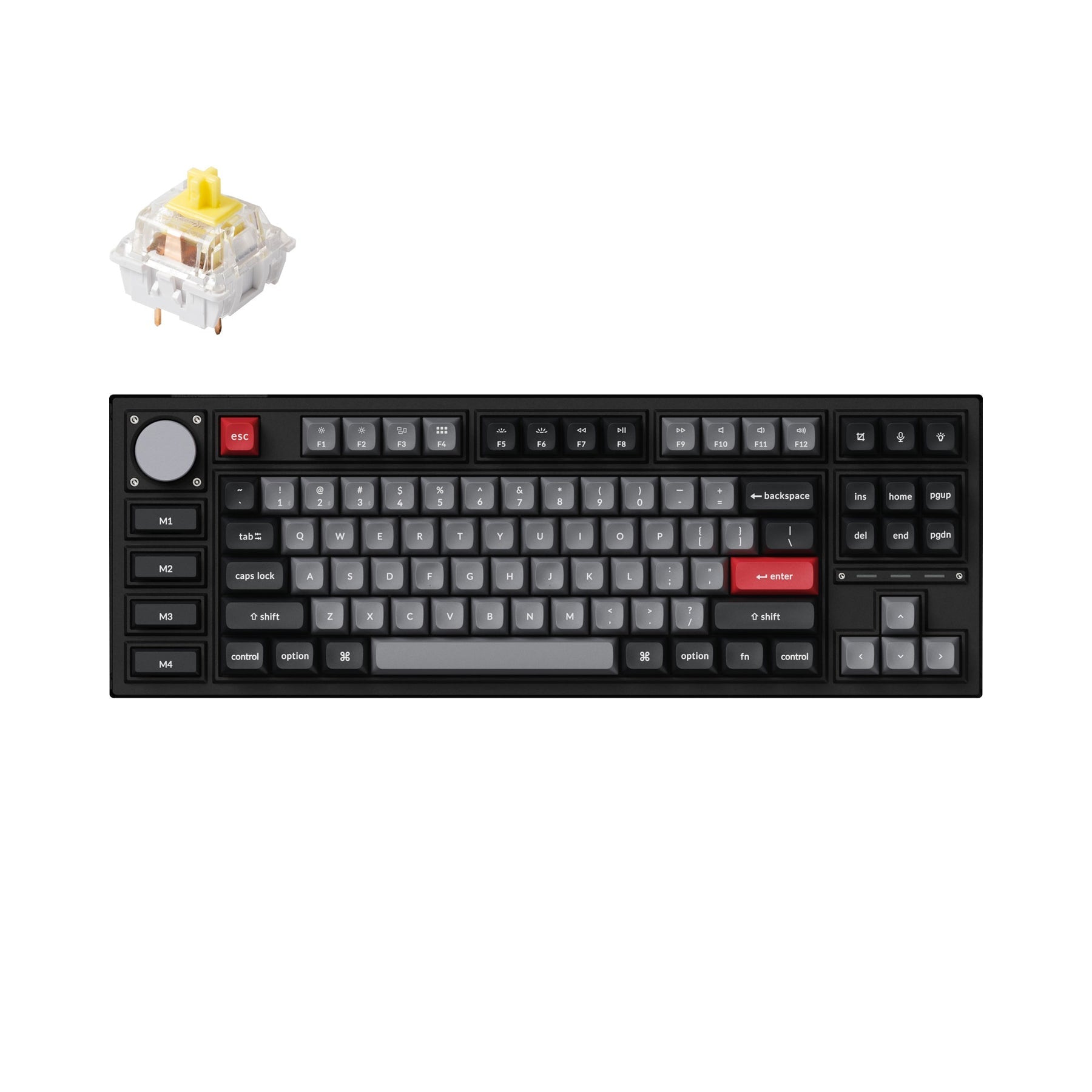 Teclado mecánico personalizado inalámbrico Keychron Q3 Pro QMK/VIA (teclado ANSI de EE. UU.)