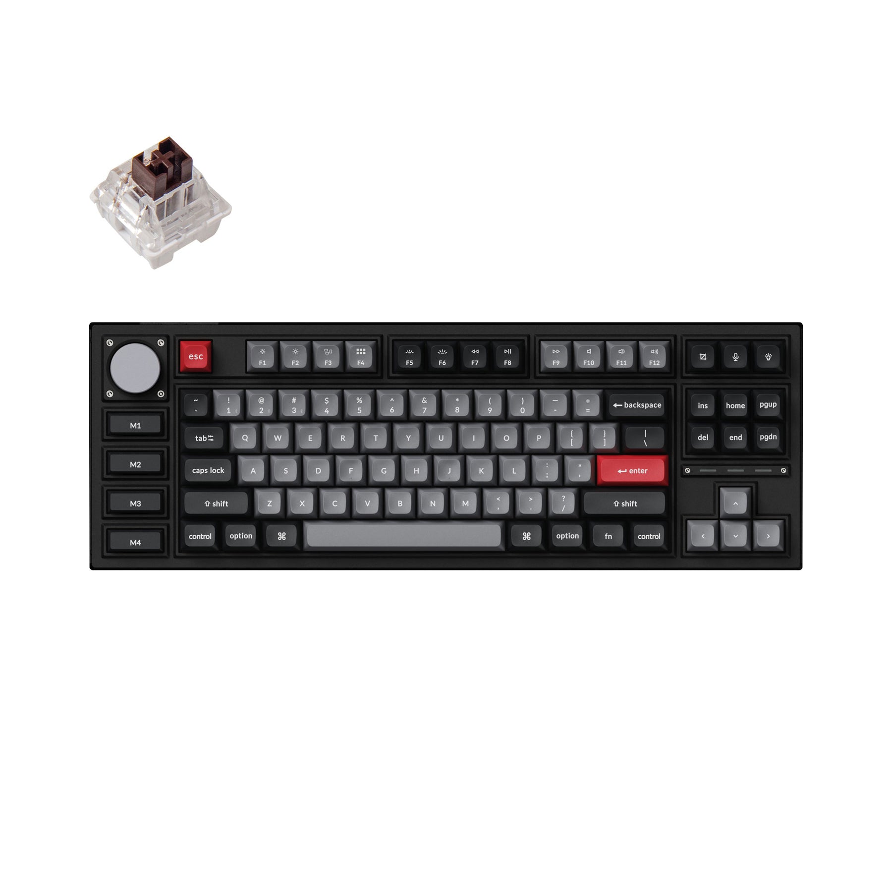 Teclado mecánico personalizado inalámbrico Keychron Q3 Pro QMK/VIA (teclado ANSI de EE. UU.)