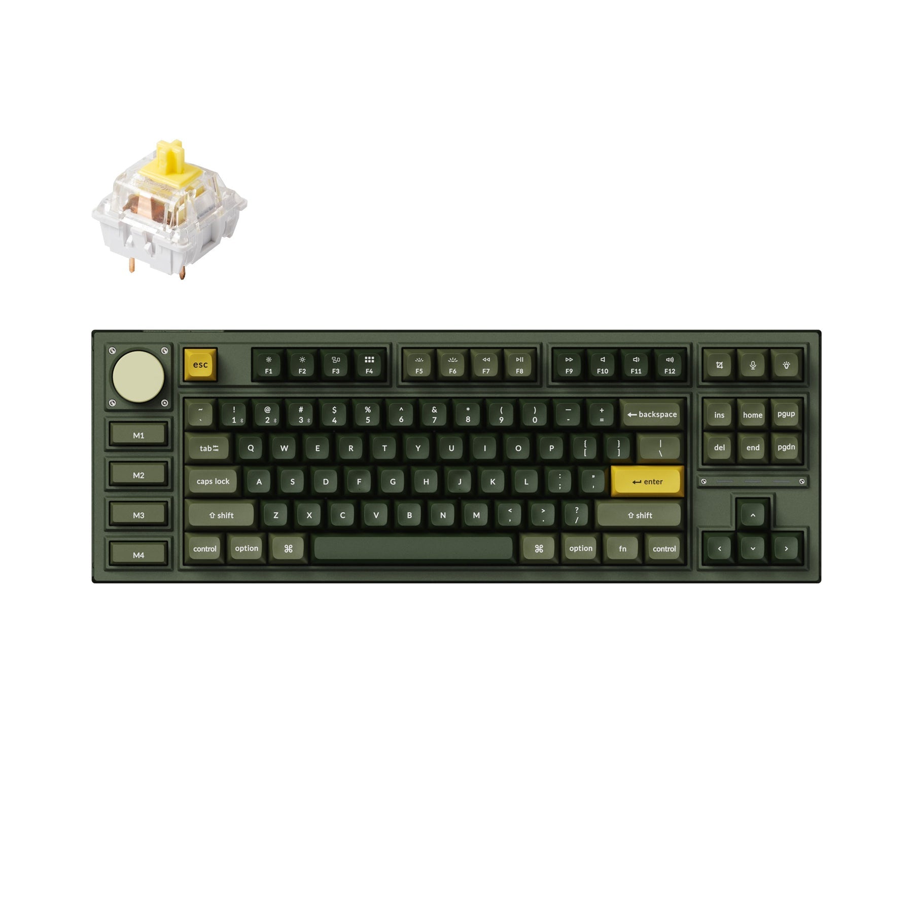 Teclado mecánico personalizado inalámbrico Keychron Q3 Pro QMK/VIA (teclado ANSI de EE. UU.)