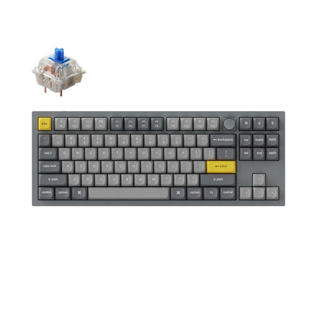 Keychron Q3 QMK Custom Mechanical Keyboard (US ANSI Keyboard)