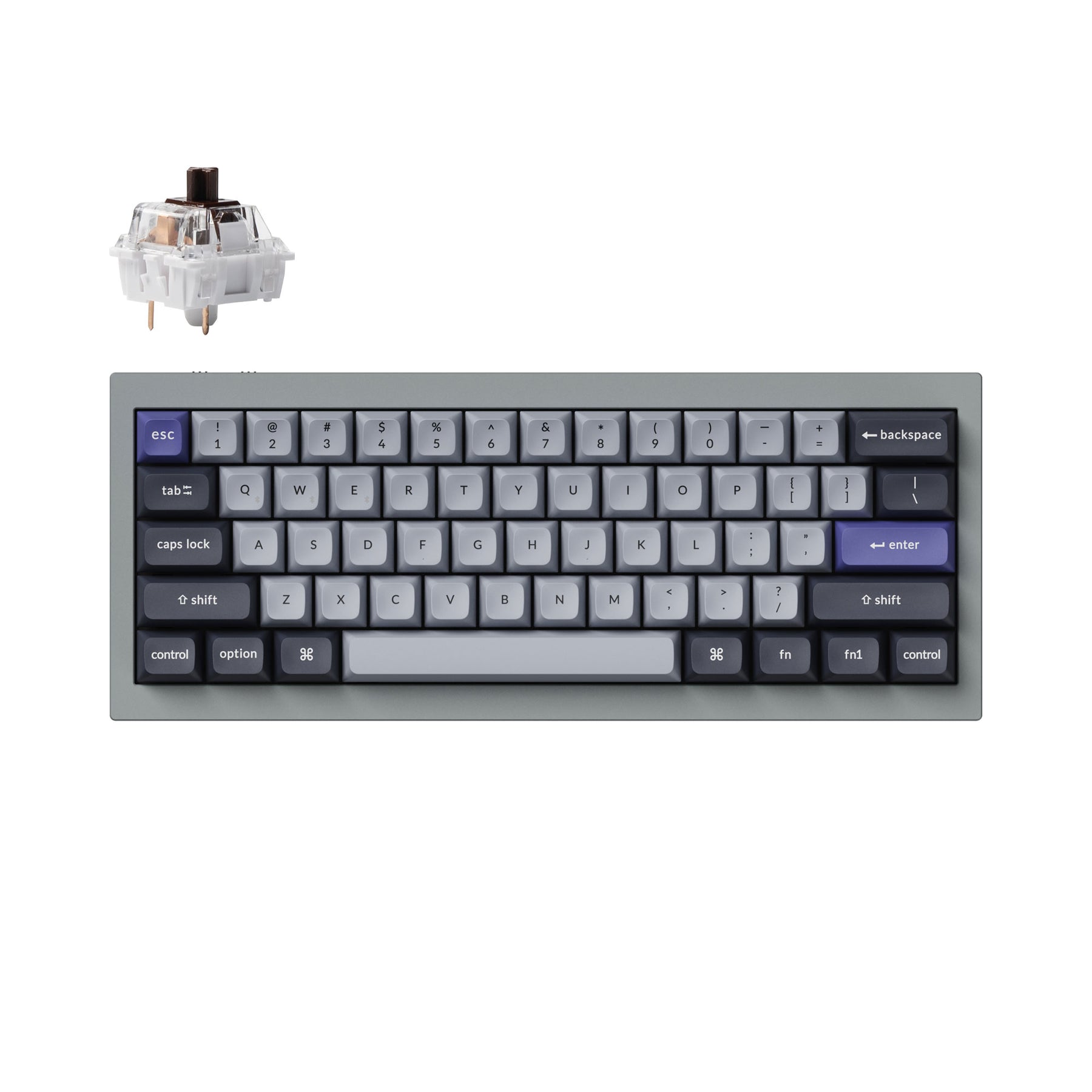 Teclado mecánico personalizado inalámbrico Keychron Q4 Pro QMK/VIA (teclado ANSI de EE. UU.)