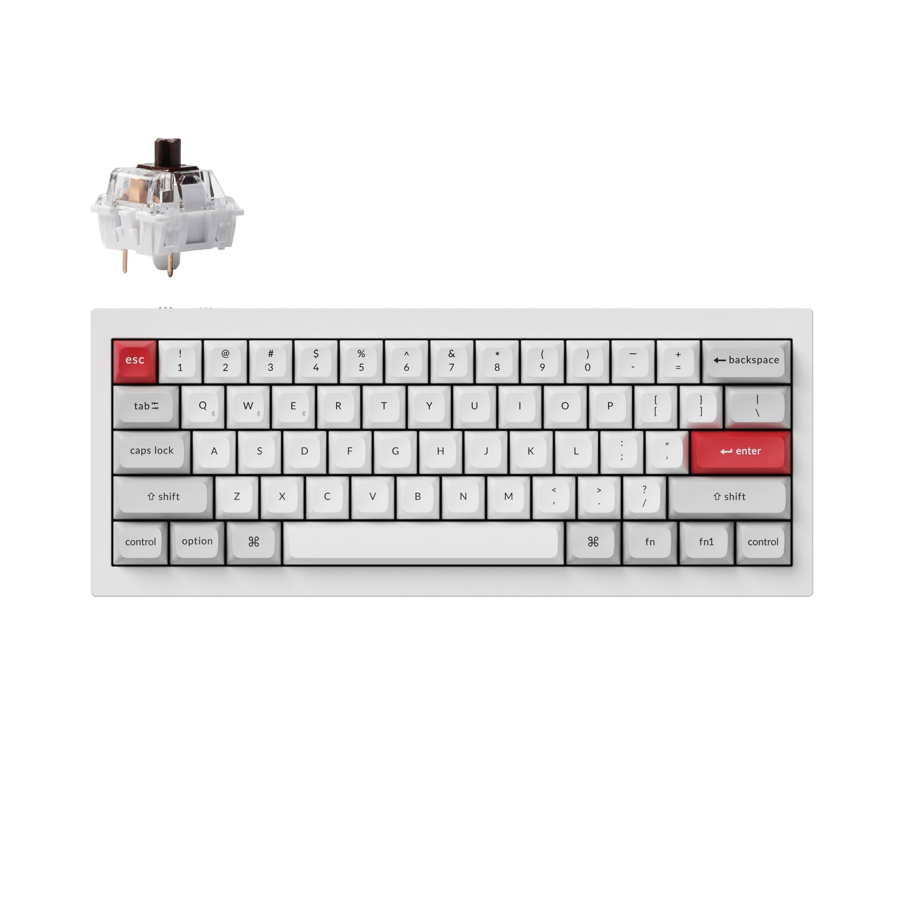 Teclado mecánico personalizado inalámbrico Keychron Q4 Pro QMK/VIA (teclado ANSI de EE. UU.)