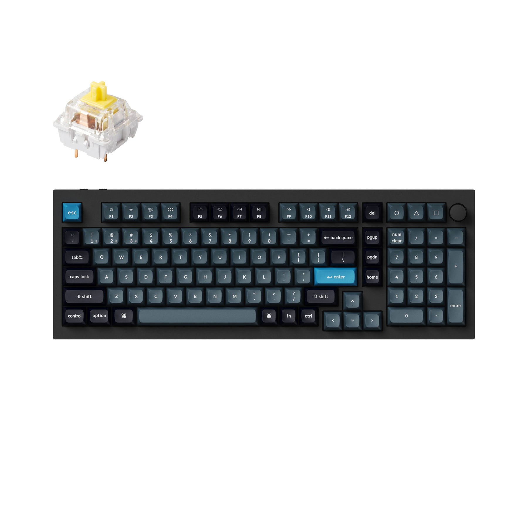 Teclado mecánico personalizado inalámbrico Keychron Q5 Pro QMK/VIA (teclado ANSI de EE. UU.)