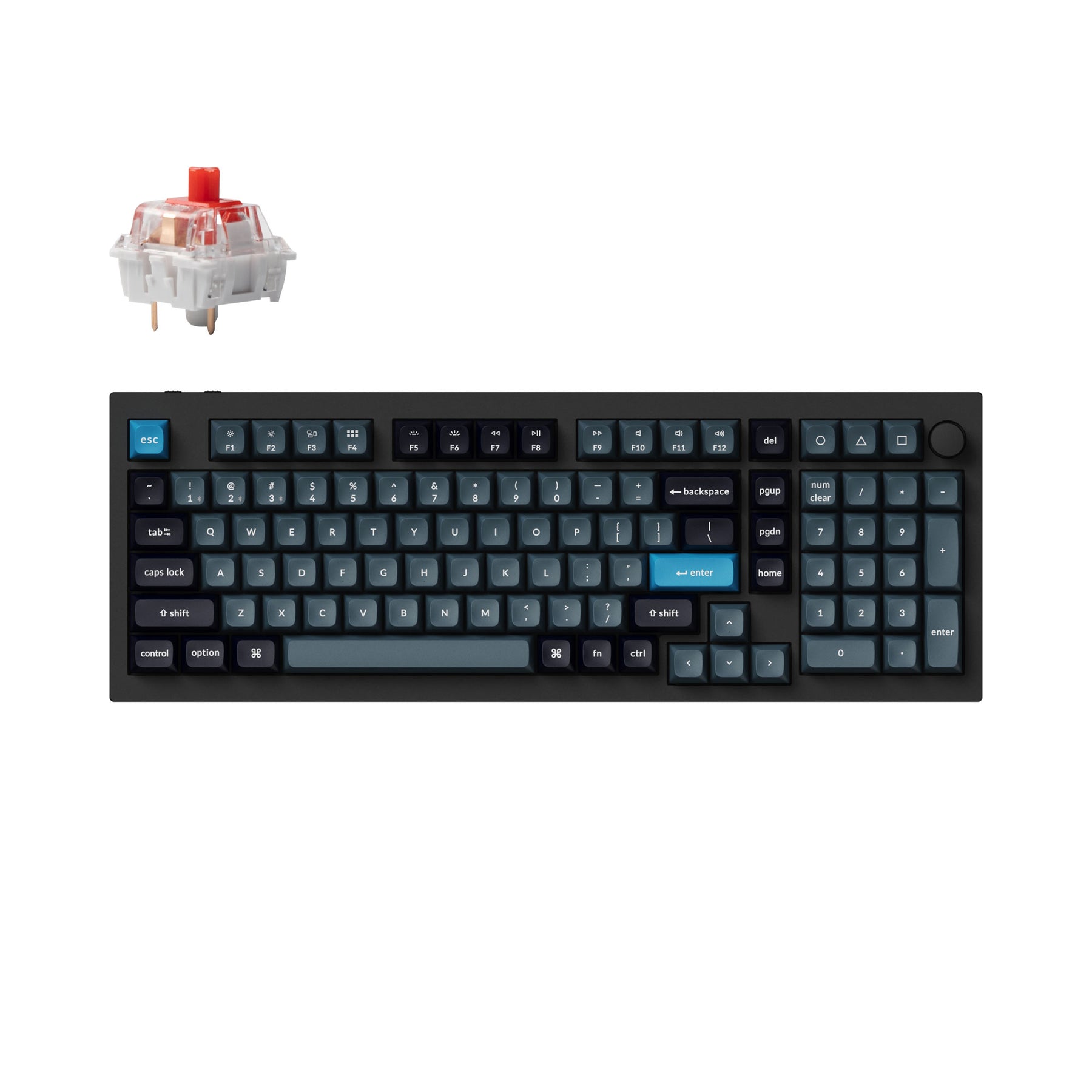 Teclado mecánico personalizado inalámbrico Keychron Q5 Pro QMK/VIA (teclado ANSI de EE. UU.)