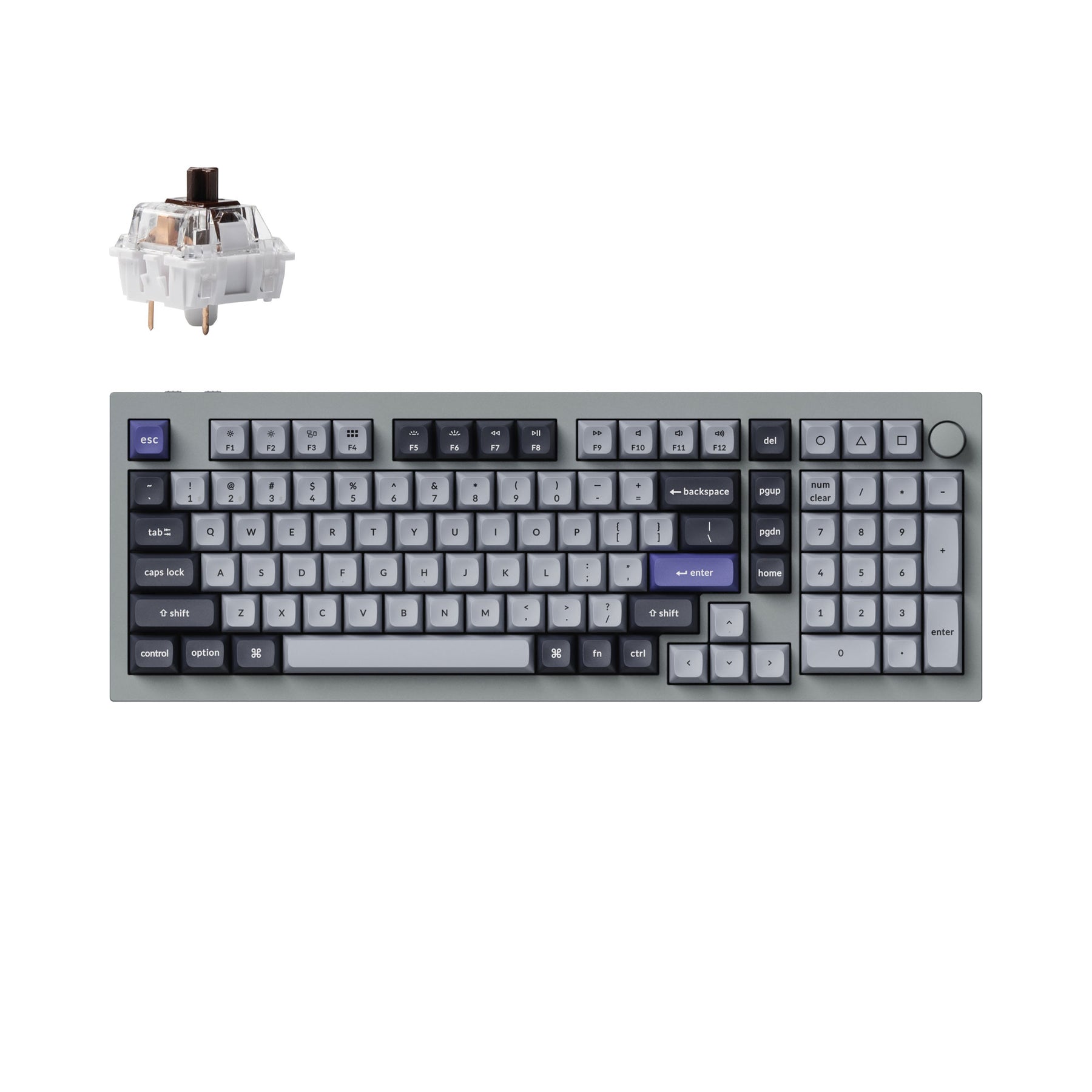 Teclado mecánico personalizado inalámbrico Keychron Q5 Pro QMK/VIA (teclado ANSI de EE. UU.)