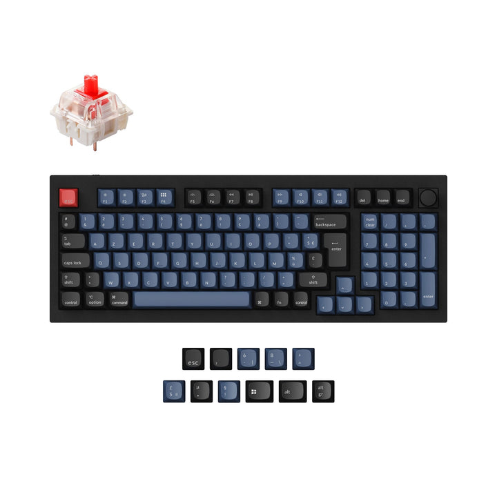 Keychron Q5 QMK Teclado Mecánico Personalizado Colección de Distribución ISO