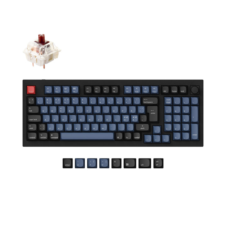 Keychron Q5 QMK Teclado Mecánico Personalizado Colección de Distribución ISO