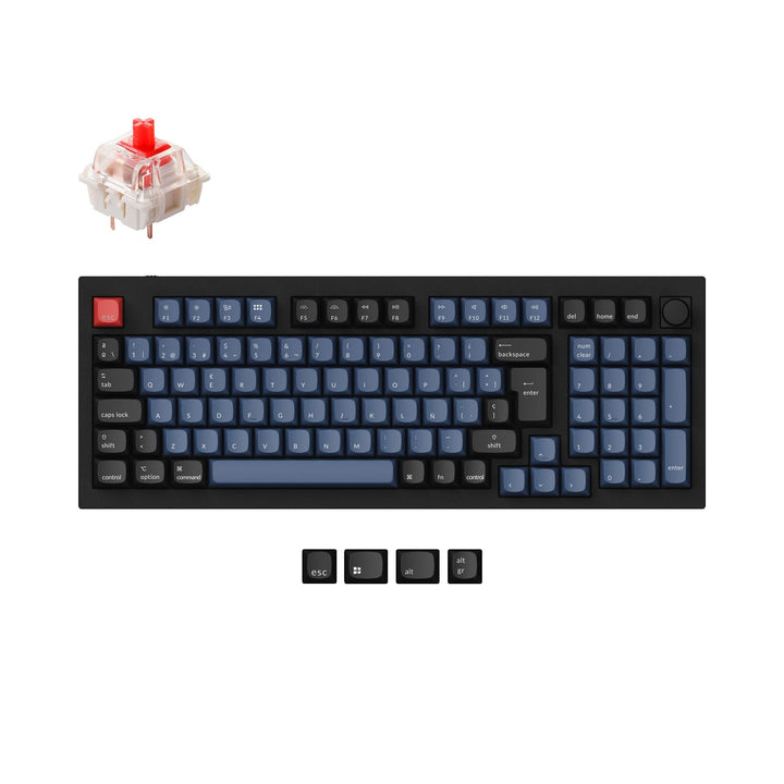 Keychron Q5 QMK Teclado Mecánico Personalizado Colección de Distribución ISO