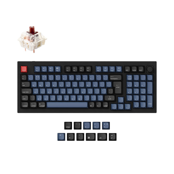 Keychron Q5 QMK Teclado Mecánico Personalizado Colección de Distribución ISO
