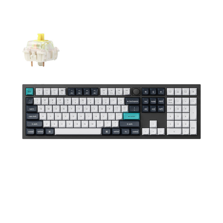 Teclado Mecánico Personalizado Inalámbrico Keychron Q6 Max QMK/VIA (Distribución ANSI EE. UU.)