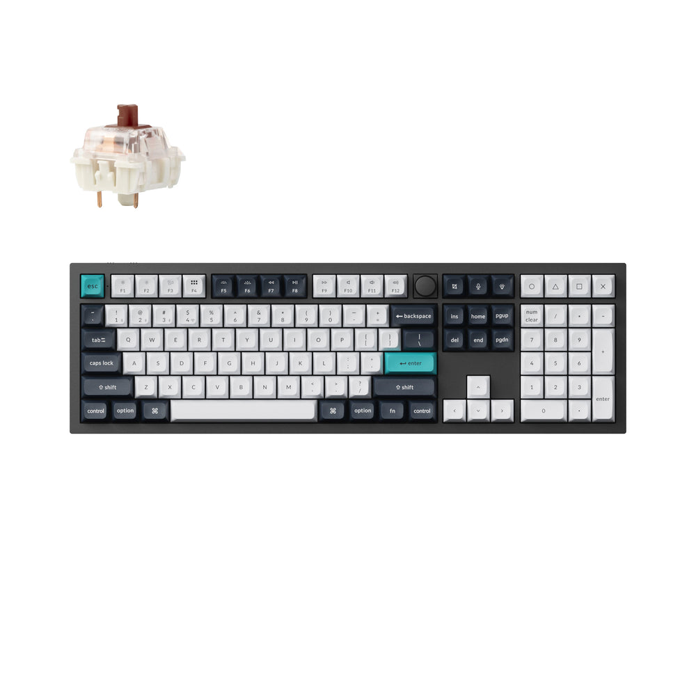 Teclado mecánico personalizado inalámbrico Keychron Q6 Max QMK/VIA (diseño ANSI de EE. UU.)