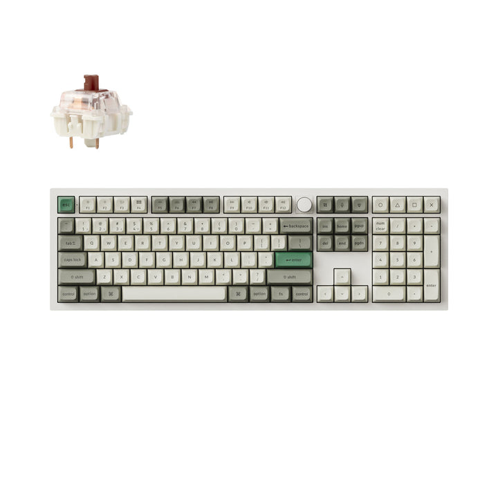 Teclado Mecánico Personalizado Inalámbrico Keychron Q6 Max QMK/VIA (Distribución ANSI EE. UU.)