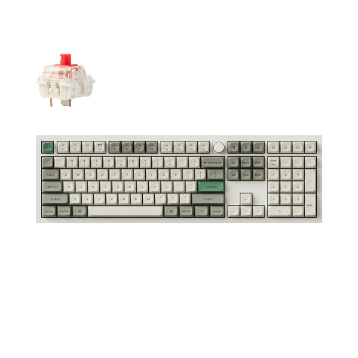 Teclado Mecánico Personalizado Inalámbrico Keychron Q6 Max QMK/VIA (Distribución ANSI EE. UU.)