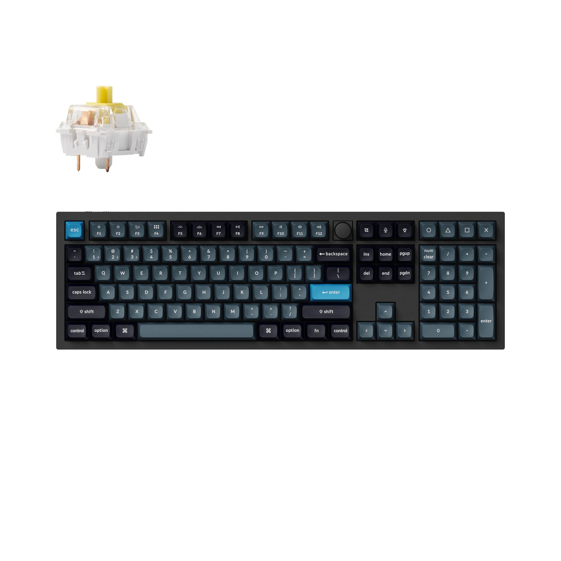 Teclado mecánico personalizado inalámbrico Keychron Q6 Pro QMK/VIA (teclado ANSI de EE. UU.)